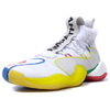 adidas CRAZY BYW LVL X PW "HU COLLECTION" "PHARRELL WILLIAMS" WHT/BLU/YEL/GRN/RED EF3500画像