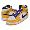 NIKE AIR JORDAN 1 MID SE university gold/black 852542-700画像