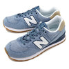 new balance ML574STB BLUE/HEMP画像