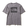 THE NORTH FACE S/S SQUARE LOGO JACQURD TEE MIX GREY NT11932-Z画像