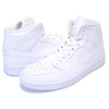 NIKE AIR JORDAN 1 MID white/white-white 554724-129画像