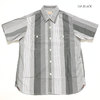 SUGAR CANE BIG MULTI STRIPE S/S WORK SHIRT SC38156画像