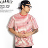 CLUCT RETRO SPEC STRIPE TEE -RED- 03002画像