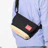 Manhattan Portage Suede Fabric Casual Medium Messenger Bag MP1605JRSD12画像