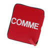 COMME des GARCONS Huge Logo Bi-fold Wallet RED画像