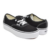 VANS AUTHENTIC PLATFORM 2.0 BLACK VN0A3AV8BLK画像