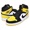 NIKE AIR JORDAN 1 MID SE "YELLOW TOE" black/black-tour yellow-white 852542-071画像