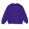 Sasquatchfabrix. × NEPENTHES ORIENTAL ORB PRINT SWEATSHIRT PURPLE画像