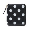 Wallet COMME des GARCONS POLKA DOTS PRINTED Bi-fold Wallet BLACK画像