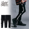 MSML SIDE LINE BLACK SKINNY DENIM PANTS M201-01K5-PL02画像