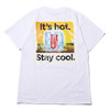 COCA-COLA BILLIONAIRE BOYS CLUB x ATMOS LAB IT'S HOT TEE WHITE BBC-COLA01画像