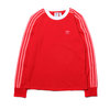 adidas 3 STRIPES LS TEE SCARLET ED7498画像