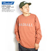 RADIALL LOGOTYPE CREW NECK T-SHIRT L/S -BLOOD ORANGE- RAD-19AW-CUT019画像