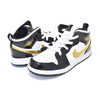 NIKE JORDAN 1 MID SE(TD) black/metallic gold-white BQ6933-007画像