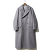 SCYE BASICS Wool Cashmere Melton Raglan Overcoat 5119-73540画像