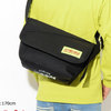 Manhattan Portage 19FW NYC Print Vintage Medium Messenger Bag Black/Yellow Limited MP1606VJRFVLNYC19FW画像