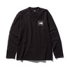 THE NORTH FACE L/S SQUARE LOGO TEE BLACK NT81931画像