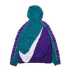 NIKE AS M NSW SWOOSH JKT WVN GEODE TEAL/WHITE/COURT PURPLE/WHITE CD0420-381画像