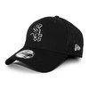 NEW ERA CHICAGO WHITE SOX 39THIRTY FLEX CAP BLACK NR11591300画像