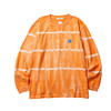 Liberaiders TYE DYE STRIPED L/S TEE ORANGE 765031903-24画像