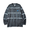 Liberaiders TYE DYE STRIPED L/S TEE BLACK 765031903-09画像