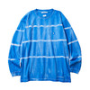 Liberaiders TYE DYE STRIPED L/S TEE BLUE 765031903-63画像