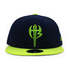 NEW ERA THE HARDY BOYZ 9FIFTY SNAPBACK NAVY GREEN 034-300-004-0画像