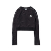 PUMA CLASSICS RIB LS TEE PUMA BLACK 595884-01画像