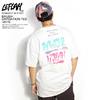 LEFLAH BRUSH GRADATION TEE -WHITE-画像