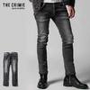 CRIMIE BORN FREE 2 STRETCH BLACK CALIFORNIA USED SLIM STRAIGHT JEANS CRA1-BF2B-PT03画像