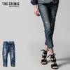 CRIMIE BORN SINNER STRETCH SELVEDGE GARAGE USED SLIM ANKLE JEANS CRA2-BS1N-PT02画像