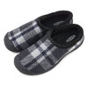 KEEN W HOWSER SLIDE Black Plaid/Black 1021846画像