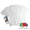 Fruit of the Loom 3PACK V-NECK WHITE画像