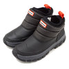 HUNTER W ORIGINAL INSULATED SNOW ANKLE BOOT BLACK WFS2049WWU-BLK画像