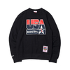 Mitchell & Ness 1992 USA DREAM TEAM BASKETBALL CREW BLACK BMFCCW18136画像