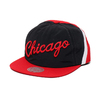 Mitchell & Ness ANORAK SNAPBACK BULLS BLACK BH78B8-CBUKHO2画像