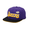 Mitchell & Ness LA Pinned SNAPBACK PURPLE 6HSSMM18256-LAL画像