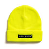 APPLEBUM Logo Knit Cap NEON YELLOW画像