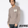 AVIREX SLEEVE POCKET MILITARY CREW NECK SWEATER 6194019画像