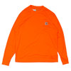 Carhartt FORCE COLOR ENHANCED L/S TEE BRITE ORANGE画像