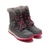 SOREL YOUTH WHITNEY (TM) SHORT LACE QUARRY/ULTRA PINK NY1897-053画像