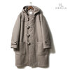 HERILL CASHMERE HEAVY MELTON DUFFLE COAT画像