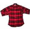 INDIVIDUALIZED SHIRTS L/S STANDARD FIT B.D. CHECK FLANNEL red画像