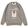 APPLEBUM Thunder Kate Crew Sweat H.GREY画像