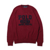 POLO RALPH LAUREN LS CN-LONG SLEEVE-SWEATER BURGUNDY画像