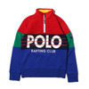 POLO RALPH LAUREN LS HZ M11-LONG SLEEVE-KNIT RED MULTI画像