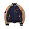 POLO RALPH LAUREN VARSITY DOWN-DOWN FILL-JACKET NAVY MULTI画像