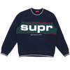 Supreme 19FW Piping Crewneck NAVY画像