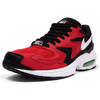 NIKE AIR MAX2 LIGHT BLACK/WHITE-UNIV RED-ELCTR GRN AO1741-003画像