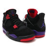 NIKE AIR JORDAN 4 RETRO NRG BLACK/COURT PURPLE AQ3816-056画像